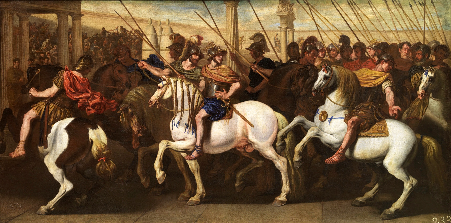 roman soldiers in the circus